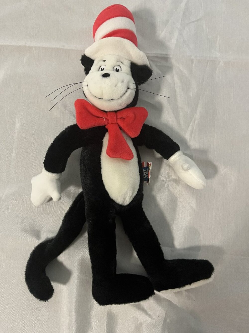 Dr. Seuss Cat In The Hat 16" Plush NWOT Official Movie Merchandise